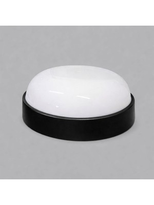 Badem10 Merdiven Apartman Tavan Üstü Armatür Avize Siyah Sensörsüz LED Uyumlu Dayanıklı Gövde Şık Aydınlatma