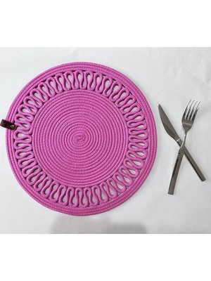 Feyza Design Dalgalı Jüt Dokuma Supla, Amerikan Servisi, Şık ve Modern Tasarım