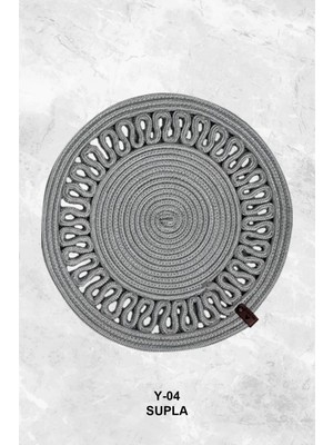 Feyza Design Dalgalı Jüt Dokuma Supla, Amerikan Servisi, Şık ve Natural Tasarım