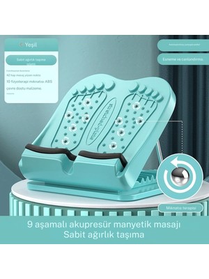 Ayarlanabilir Baldır Germe Tahtası, Yoga ve Fizik Tedavi Eğim Platformu