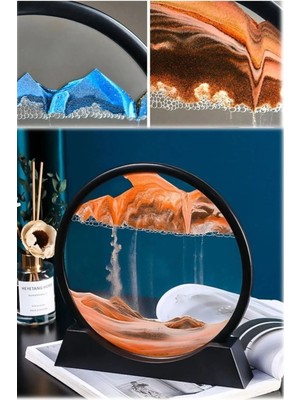 Feyza Design 7 Inç Hareketli Kum Sanatı Seti, Hediye ile Birlikte, 3D Deniz Manzarası