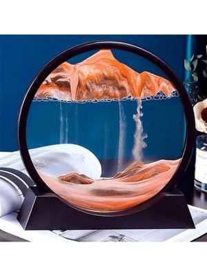 Feyza Design 7 Inç Yuvarlak Şık Dekoratif Kum Saati, Orta Boy, Zarif Tasarım