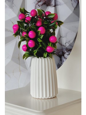 El Yapımı Modern Beton Vazo, Şık ve Sade Dekoratif Tasarım