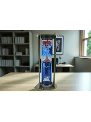 Feyza Design Denizci Temalı Metal Kum Saati – Nostaljik ve Şık Tasarım