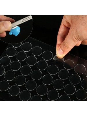 Eco Lounge Çift Taraflı Yuvarlak Montaj Macunu 42 Adet