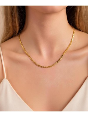 Kuyumcu Nurettin 6 gr (Gram) Istanbul Pullu Kolye Zincir 22 Ayar Altın 45 cm