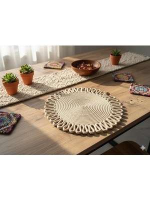 Ms Milasewing Boho-Chic Tasarım 33 cm El Dikimi Supla 2 Adet