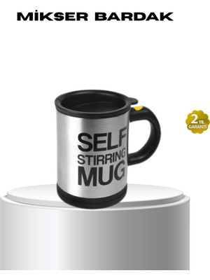 Evyora Paslanmaz Çelik Kendi Kendini Karıştıran Akıllı Kupa – Isı Yalıtımlı