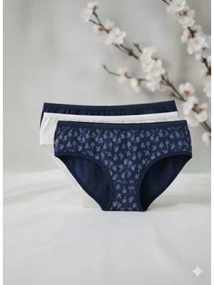 Hb Comfort Kadın Pamuklu Bato Külot 3’lü Set