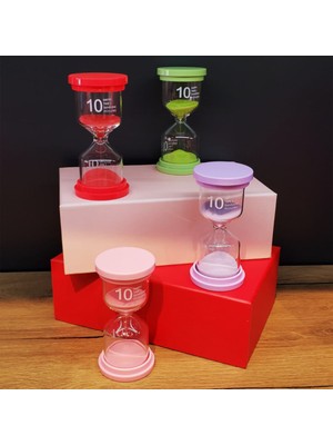Feyza Design 10 Dakika Kum Saati, 10X4.5 Cm, Zaman Ölçüm ve Dekor Için Ideal