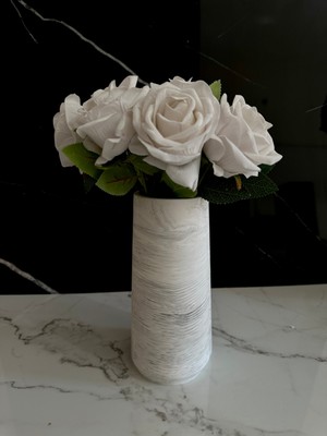 El Yapımı Beton Vazo ve Saksı, Şık Dekoratif Aksesuar