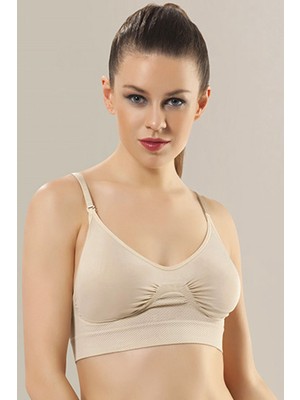 Sistina Ten Kadın Pedli Toparlayıcı Sütyen Korse - 706