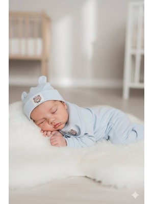 Diamondstar Erkek Bebek 5 Li Zıbın Hastane Çıkış Seti