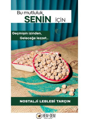 Hemdem Nostalji Tarçınlı Leblebi 400 gr – Çıtır, Aromatik ve Lezzetli Atıştırmalık