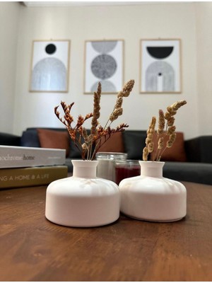Şık 2'li Bohem Mini Vazo Seti, Dekorasyona Zarif Dokunuşlar