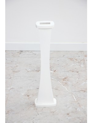 60 cm Ince Belli Dekoratif Ahşap Vazo Şık ve Doğal Görünüm Sağlar