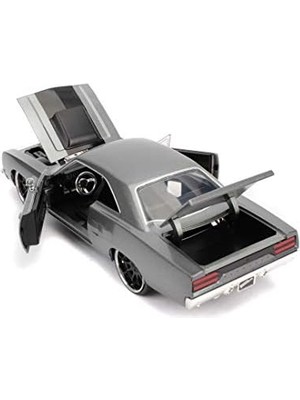 Jada, 253203054, Hızlı ve Öfkeli 1970 Plymouth, 1:24 Ölçek, Die-Cast(Metal), Açılabilir Bagaj Kaput ve Kapılar, & Furious 1970 Plymouth