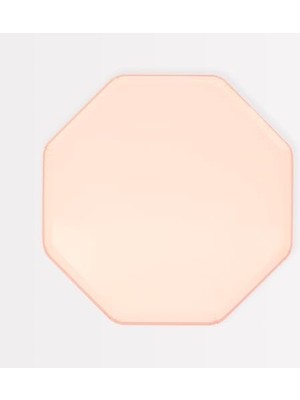 - Ballet Slipper Pink Plates - Ballet Rengi Tabaklar (M) (X8)