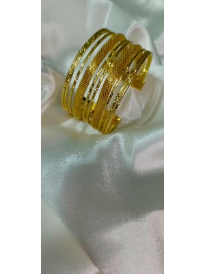 Poyi Aksesuar Hasır Çelik Kelepçe Bileklik