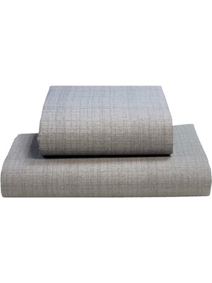 AT7505  Çift Kişilik Çarşaf Seti, Gri