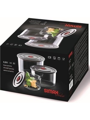 Yuvarlak 3’lü Borosilikat Cam Saklama Kabı Seti, 0.35 L + 1.00 L + 2.00 L, Sızdırmaz Kapak, Mikrodalga-Fırın-Buzdolabı-Bulaşık Makinesi Uyumlu