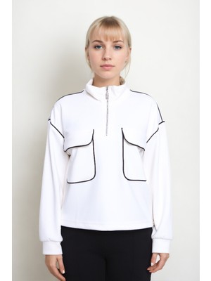 Vitrin Kapak Cepli Fermuarlı Sweat