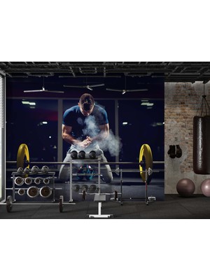Grown Ağırlık Kaldıran Erkek Spor Duvar Kağıdı