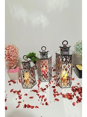 Veher Gümüş Dekoratif Mumluk