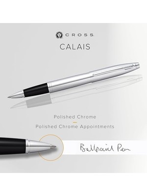 AT01151 Calais Tükenmez Kalem Parlak Krom