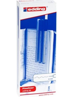 55  - Mavi - 10 Kalem - 0,3 mm Uç