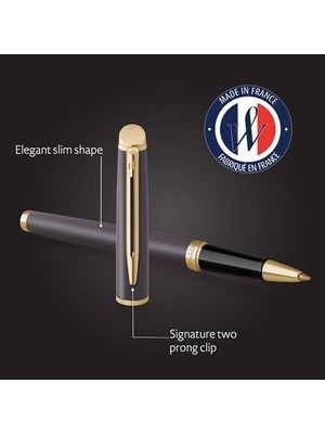 Hemisphere 25 Metalik Siyah Gt Roller Kalem