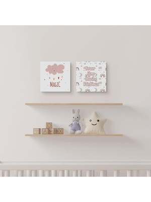 Bebek Odasına Özel Stili 2'li Kanvas