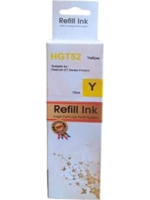 Hp Uyumlu GT52XL (M0H56AE) Sarı Mürekkep (70ML./SISE)