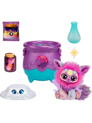 Mixies Büyülü Mücevher Sürpriz Kazan: Ay. Yeni Pırıltılı Gözlerle! Fizzing Cauldron'dan Mixie Peluşunu Ortaya Çıkarın ve 2 Büyülü Ay Taşı Sürprizini Keşfedin! Stiller Değişebilir