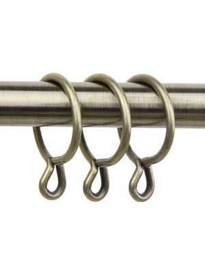 Rod Desyne Halkalar, 10 Adet, 3,5 Cm, Antik Pirinç