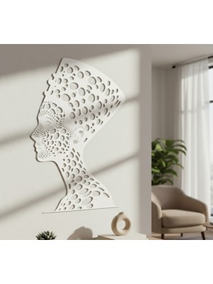 Arussio Nefertiti Çerçevesiz Dekoratif Ahşap Tablo