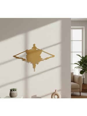 Arussio Yalnız Tekne Çerçevesiz Dekoratif Ahşap Tablo