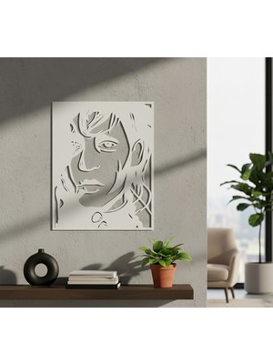 Arussio Edward Scissorhands Çerçevesiz Dekoratif Ahşap Tablo