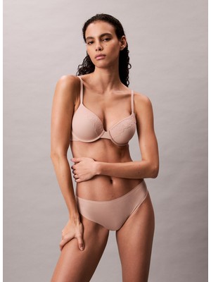 Calvin Klein Bej Kadın LV00QF8443 Ck Women Balenli Sütyen