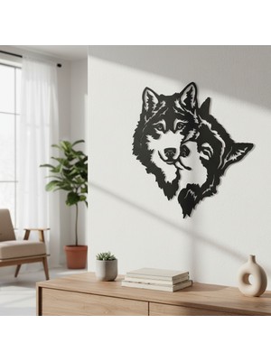 Arussio Kurt Çift Çerçevesiz Dekoratif Ahşap Tablo