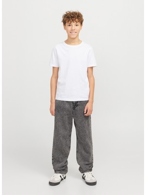 Jack & Jones Normal Bel Gri Erkek Çocuk Denim Pantolon 12279858