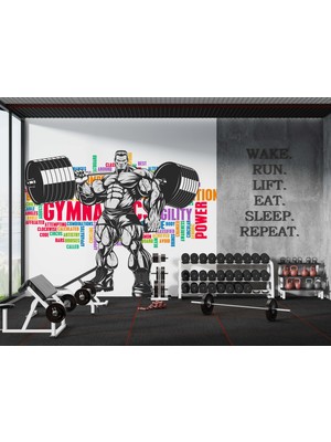 Grown Spor Salonu Fitness Duvar Kağıdı