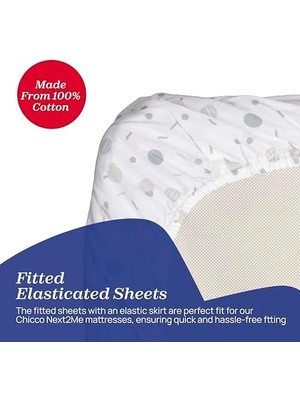 Çarşaf Seti Pamuklu Iki Parça N2M Confetti