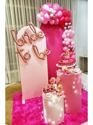 Bride To Be El Yazısı Folyo Balon 104X43CM 3 Parça