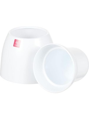 Duo Beyaz Gövde Sap Beyaz Tuvalet Fırçası M-E18-01-01