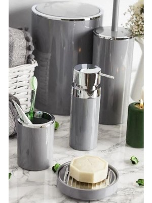 Tuvalet Fırçası, Ø10,5 x 33 Cm, Gri