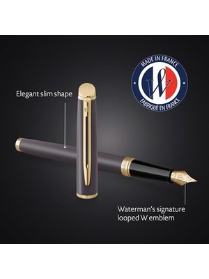 Wm Hemisphere 25 Metalik Siyah Gt Dolma Kalem