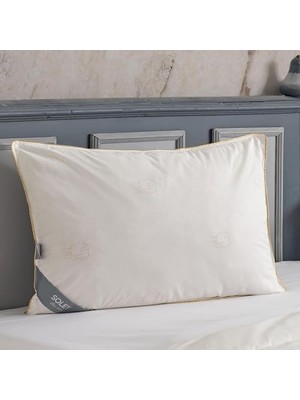Soley | Feelwool | Pamuklu Yün Dolgulu Yastık Beyaz
