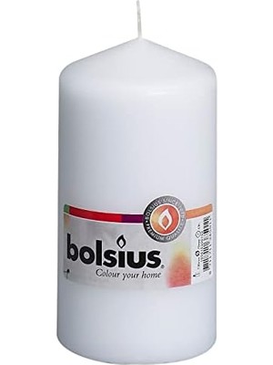 Beyaz Renginde Blok Mum - 130/68MM - 42 Saat Yanma Süresi