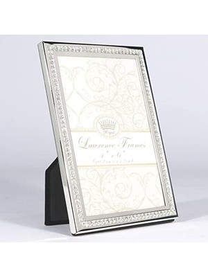 Frames Designs 4x6 Göz Kamaştırıcı Gümüş ve Parlak Resim Çerçevesi